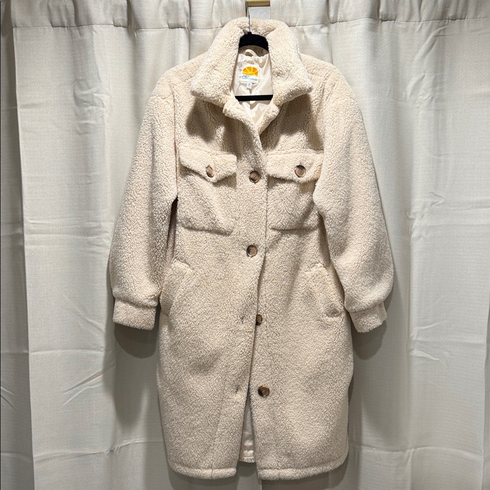 C&C California Cream Teddy Jacket
